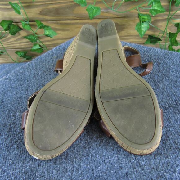 Franco Sarto Women's Milby Gladiator Brown Synthetic Sz 9 Medium Used 2025 - Picture 6 of 6